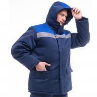 Куртка зимняя рабочая "Бригадир" тк. смесовая, синтепон 400, СОП