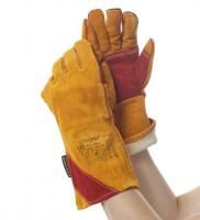 Краги спилковые усиленные "STRONG" р.11