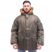 Куртка «АЛЯСКА» удлиненная  цвет хаки