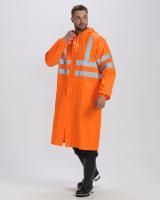 Плащ влагозащитный водонепроницаемый сигнальный ProfLine с СОП, оранжевый