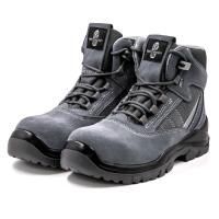 Ботинки рабочие замшевые с композитным подноском, кевларовой стелькой и подошвой ПУ/ПУ