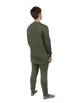 Белье нательное утепленное 100% х/б, фуфайка и кальсоны на манжетах