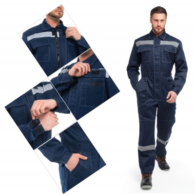 Комбинезон рабочий АНТЕЙ темно-синий