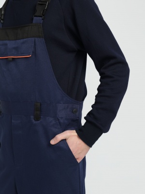 Костюм Практик  (тк.Смесовая,210) п/к, т.синий/черный, СОП