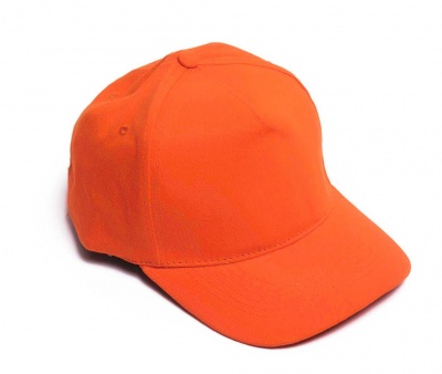 Кепка (бейсболка) 100% хлопок оранжевая
