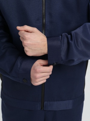 Костюм Практик  (тк.Смесовая,210) п/к, т.синий/черный, СОП