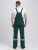 Костюм ИТР c полукомбинезоном хлопок 100% (тк.Саржа,250), т.зеленый/оранжевый