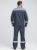 Костюм рабочий с брюками Бриготек-1 (тк.Смесовая,260), 60% хлопка, т.серый/св.серый
