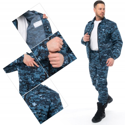 Костюм для охраны цвет КМФ серый с брюками "ОХРАННИК"