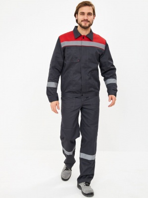 Костюм Легион Премиум-2 СОП т.серый/красный