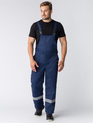 Костюм рабочий Труженик-2 СОП (тк.Смесовая,210) п/к, т.синий/серый