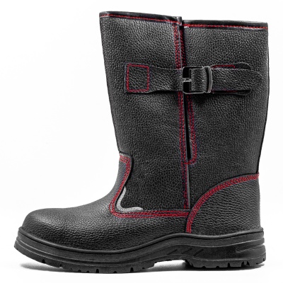 Сапоги кожаные с натуральным мехом c металлоподноском и антипрокольной стелькой мод. 6218М