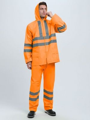 Костюм влагозащитный сигнальный оранжевый СОП PROFLINE Specialist (ПВХ,210)