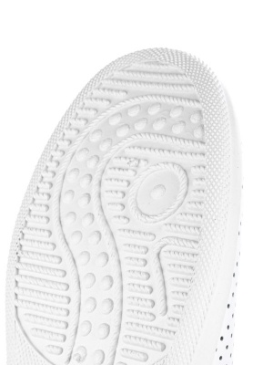 Cабо мужские белые кожаные с перфорацией (артикул 52-01)