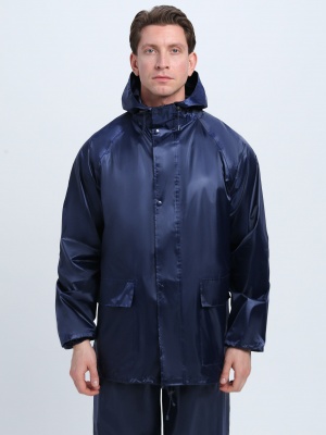 Костюм влагозащитный т. синий ProfLine Leader (ПВХ, плотность ткани240)