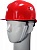 Каска строительная красная