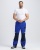 Костюм рабочий Формула (тк.Смесовая,240) брюки, васильковый/т.синий/серый