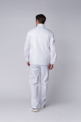 Жилет утепленный ХАССП (тк.Дюспо), белый