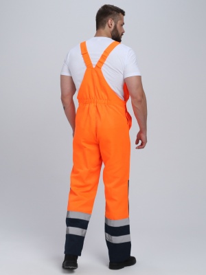 Костюм сигнальный Неон CH (тк.Смесовая,210) п/к, оранжевый/т.синий