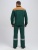 Костюм ИТР c полукомбинезоном хлопок 100% (тк.Саржа,250), т.зеленый/оранжевый