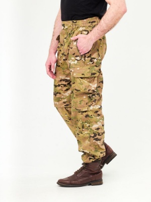 Костюм для рыбалки мужской летний (куртка-жилет+брюки-шорты) "Хищник" кмф "Мультикам"