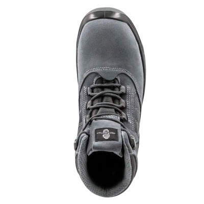 Ботинки рабочие замшевые с композитным подноском, кевларовой стелькой и подошвой ПУ/ПУ