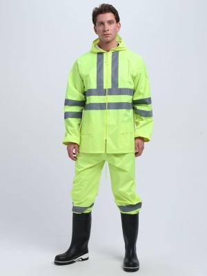 Костюм влагозащитный сигнальный желтый СОП PROFLINE Specialist (ПВХ,210)