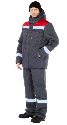 Костюм утепленный с полукомбинезоном рабочий Ресурс-2