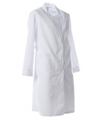 Халат женский «ВЕРОНИКА» тк. ТиСи, белый