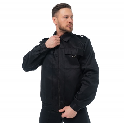 Костюм «ОХРАННИК» черный брюки (Смесовая 210)