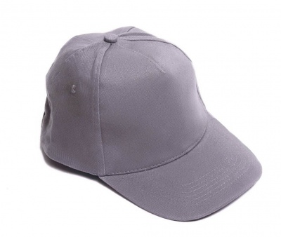 Кепка (бейсболка) 100% хлопок, темно-серая