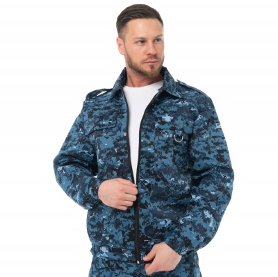 Костюм для охраны цвет КМФ серый с брюками "ОХРАННИК"