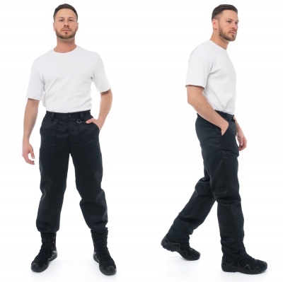 Костюм «ОХРАННИК» черный брюки (Смесовая 210)