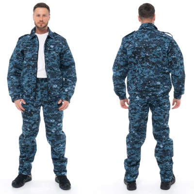 Костюм для охраны цвет КМФ серый с брюками "ОХРАННИК"