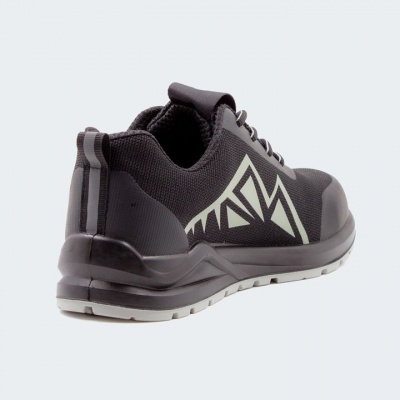 Кроссовки рабочие черно-серые подошва ПУ/ТПУ, композитный подносок, кевларовая антипрокольная стелька мод.5230ККС