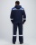 Костюм рабочий Титан СОП с капюшоном (тк.Смесовая,210) п/к, т.синий/васильковый