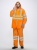 Костюм влагозащитный с брюками сигнальный СОП, оранжевый