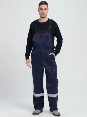 Костюм Практик  (тк.Смесовая,210) п/к, т.синий/черный, СОП