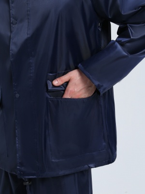 Костюм влагозащитный т. синий ProfLine Leader (ПВХ, плотность ткани240)