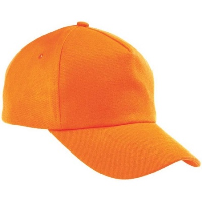 БЕЙСБОЛКА ПЛОТНАЯ (ВЕЛЮР, ЗАСТЁЖКА МЕТАЛЛ) - ОРАНЖЕВАЯ