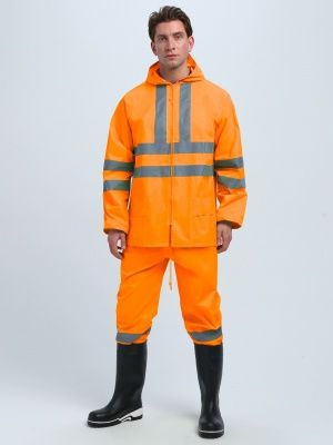 Костюм влагозащитный сигнальный оранжевый СОП PROFLINE Specialist (ПВХ,210)