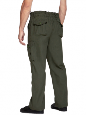 Костюм мужской "Капрал" летний тк. Канвас (100% хлопок) цв.серо-оливковый