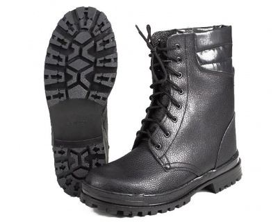 Ботинки рабочие натуральных мех ОМОН Хром ТЭП