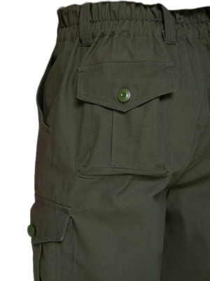 Костюм мужской "Капрал" летний тк. Канвас (100% хлопок) цв.серо-оливковый