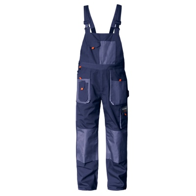 Антивандальная спецодежда: полукомбинезон рабочий PRO-LIGHT т. синий пл.285 гр. хл 35%