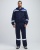 Костюм рабочий Титан СОП с капюшоном (тк.Смесовая,210) п/к, т.синий/васильковый