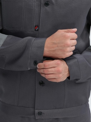 Костюм рабочий Легион-2 с п/к (тк.Смесовая,210), т.серый/красный