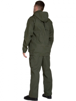 Костюм мужской "Капрал" летний тк. Канвас (100% хлопок) цв.серо-оливковый