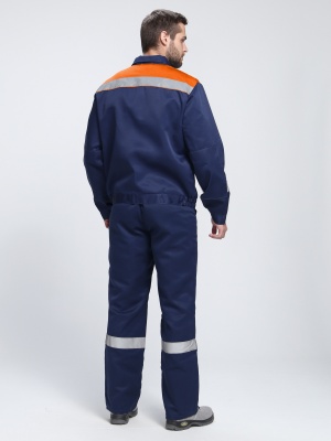 Костюм рабочий Легион-2 с п/к (тк.Смесовая,210), т.синий/оранжевый