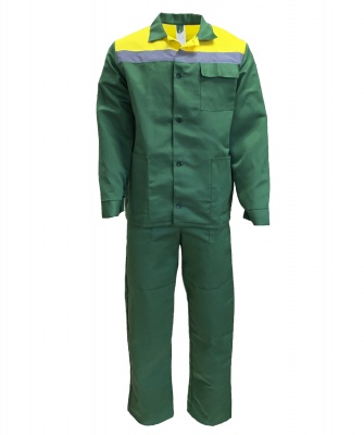Костюм зеленый «СТАНДАРТ» усиленный с СОП 